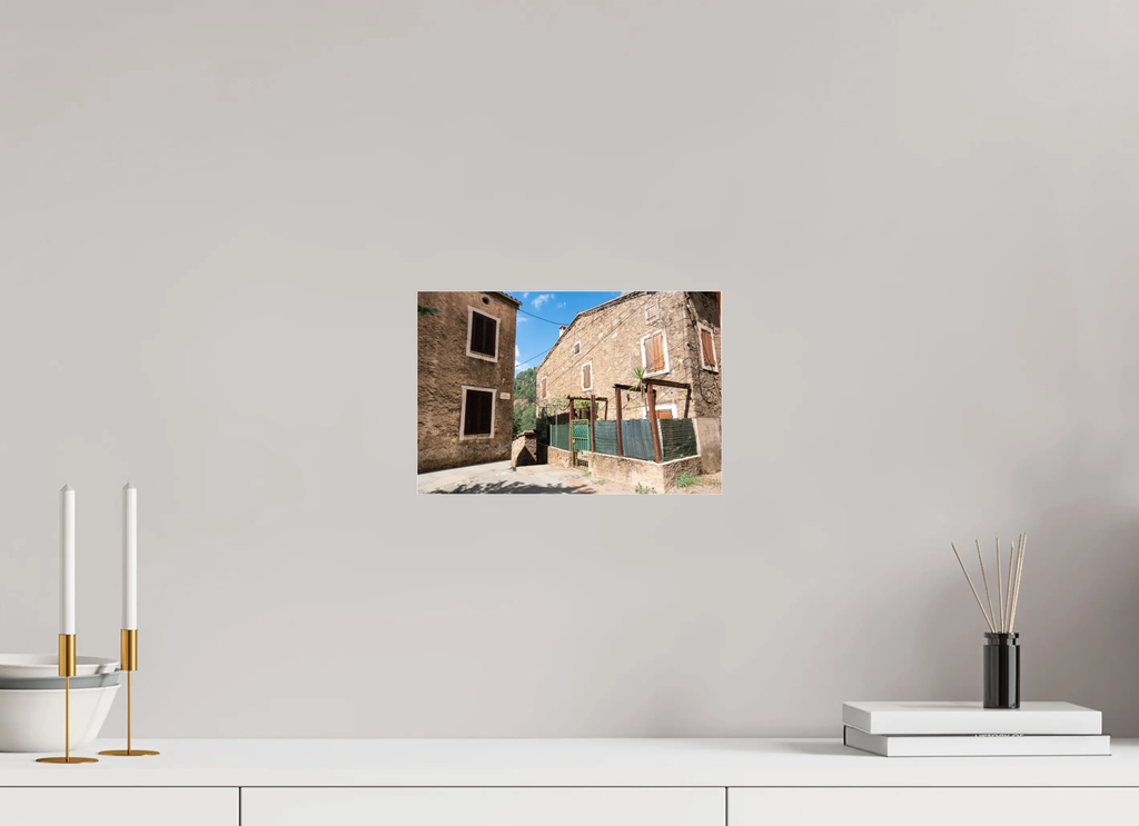 Photo d’art maison traditionnelle à Rosazia en Corse – Tirage premium Ref.93 corsevision