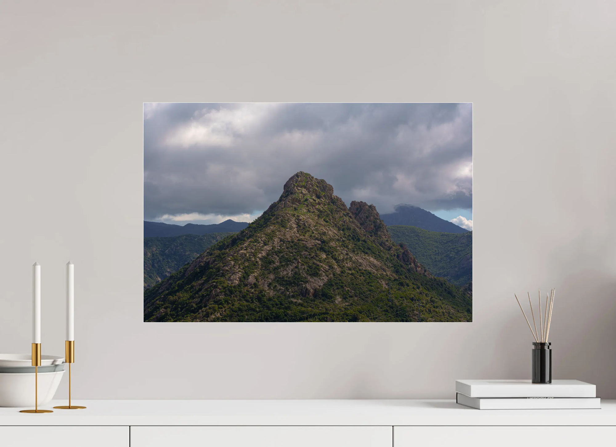 Montagne près de Tolla – Photo d’art en Corse (papier, plexi) Ref.84 corsevision
