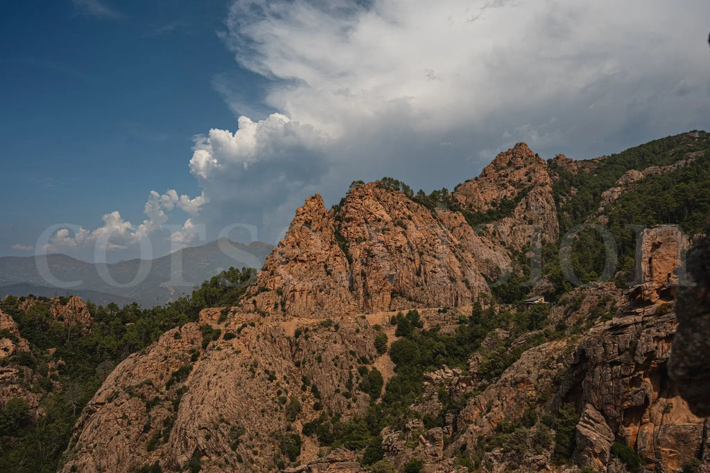 Paysage sauvage des Calanques de Piana – Photo d’art Corse (papier, plexi) Ref.85 corsevision