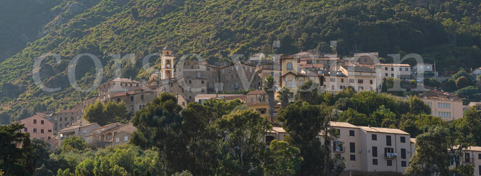 Cervione – Photo d’art du village corse (Papier, plexi) Ref.24 corsevision