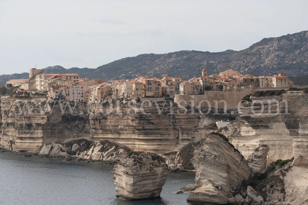 Bonifacio – Photo d’art des falaises corses (papier, plexi) Ref.94 corsevision