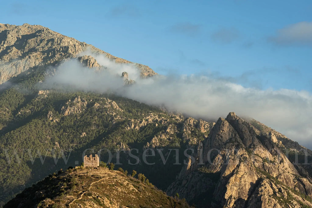 Fortin de Pasciola – Photo d’art du patrimoine corse (papier, plexi) Ref.110 corsevision