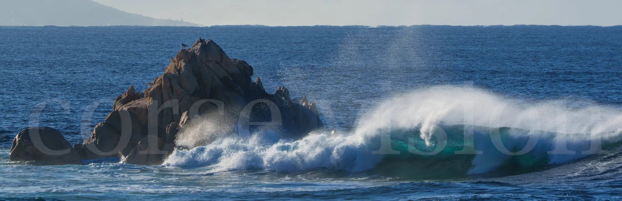 Bord de mer – Route des Sanguinaires en Corse (photo d’art :papier, plexi) Ref.62 corsevision