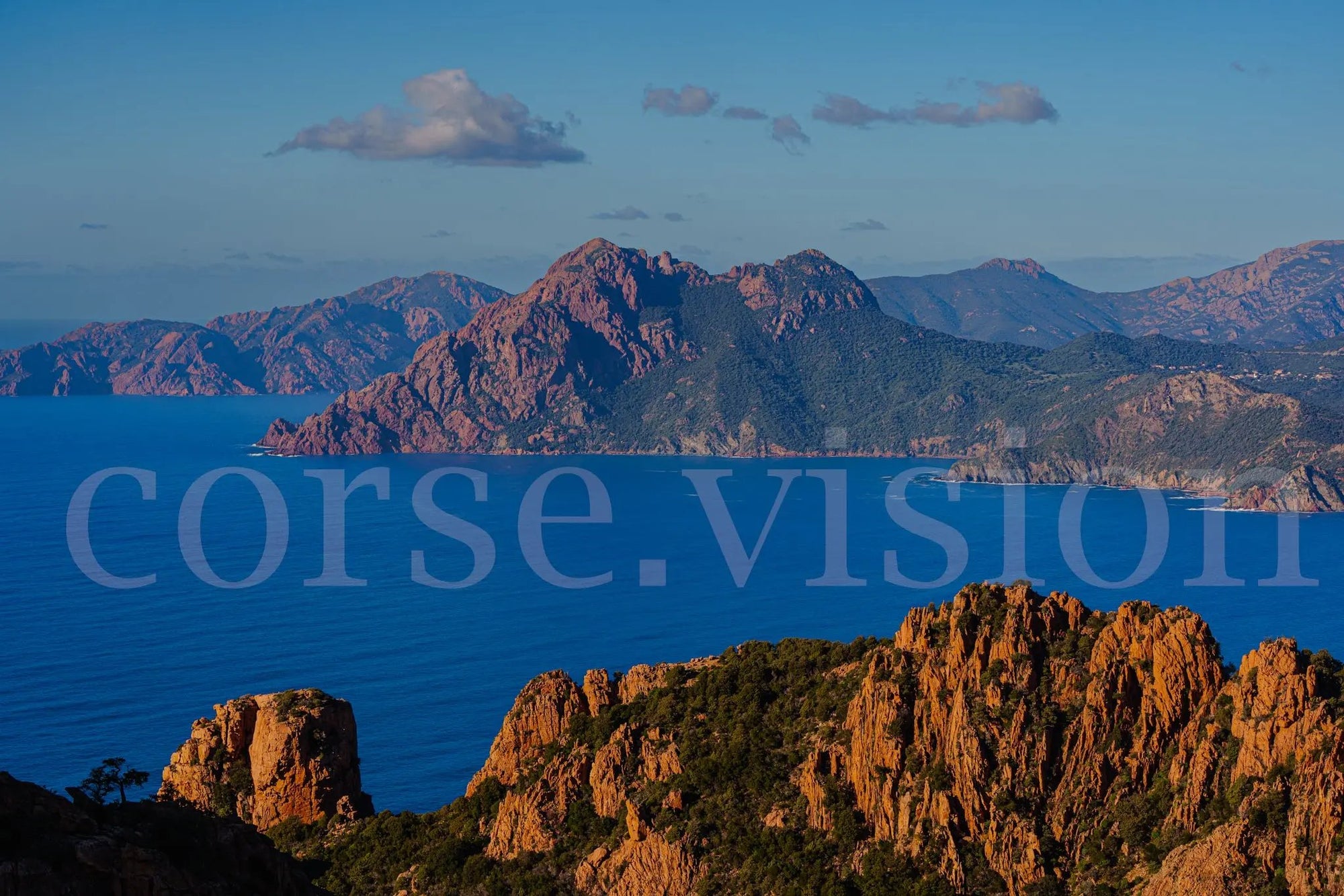 Calanques de Piana – Photo d’art paysage corse (papier, plexi) Ref.74 corsevision