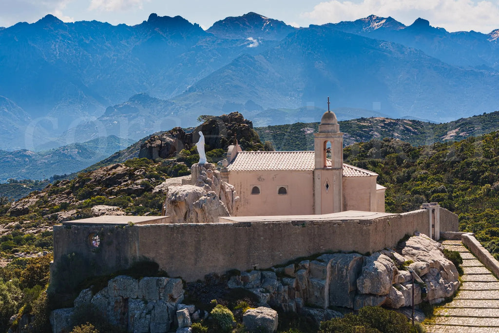 Notre-Dame de la Serra à Calvi – photo d’art corse (papier, plexi) Ref.78 corsevision