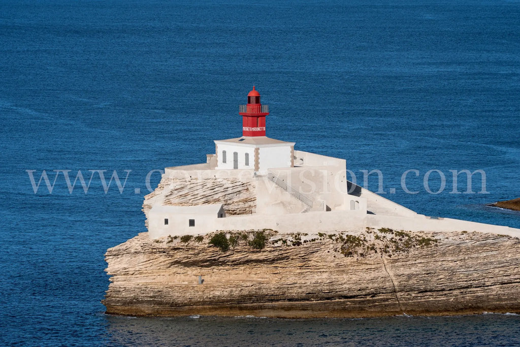 Phare de la Madonetta – Photo d’art de Bonifacio (papier, plexi) Ref.95 corsevision