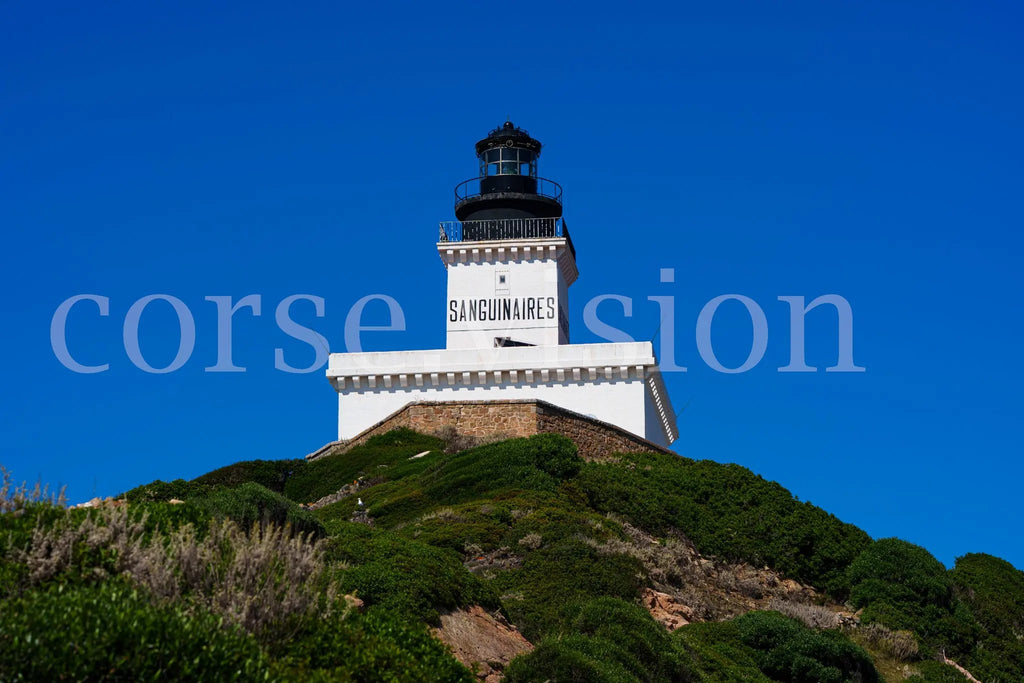 Phare des Sanguinaires – Photo d’art en Corse (Papier, plexi) Ref.52 corsevision