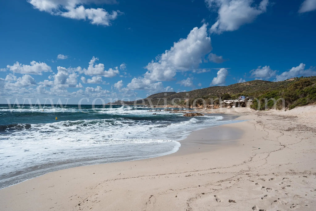 Photo d’art de la plage sauvage de Cala d’Orzu – Corse-du-Sud – Tirages papier & plexiglas Ref.89 corsevision