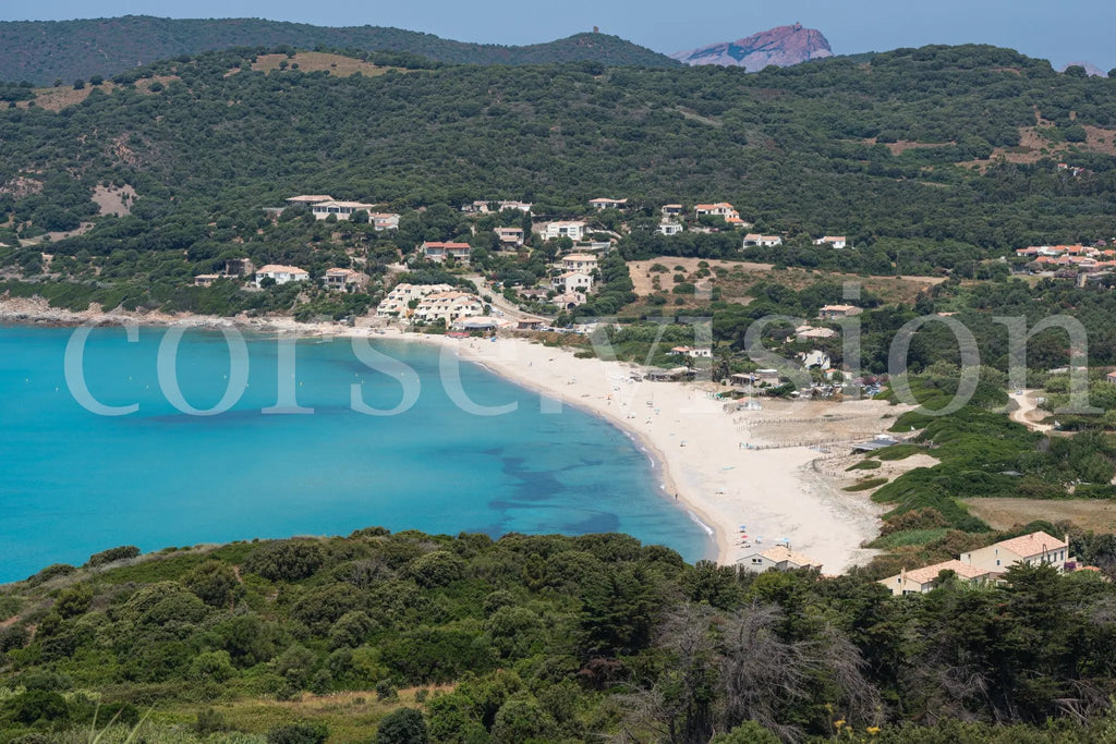 Plage de Péru – Cargèse en Corse (photo d’art : papier, plexi) Ref.69 corsevision