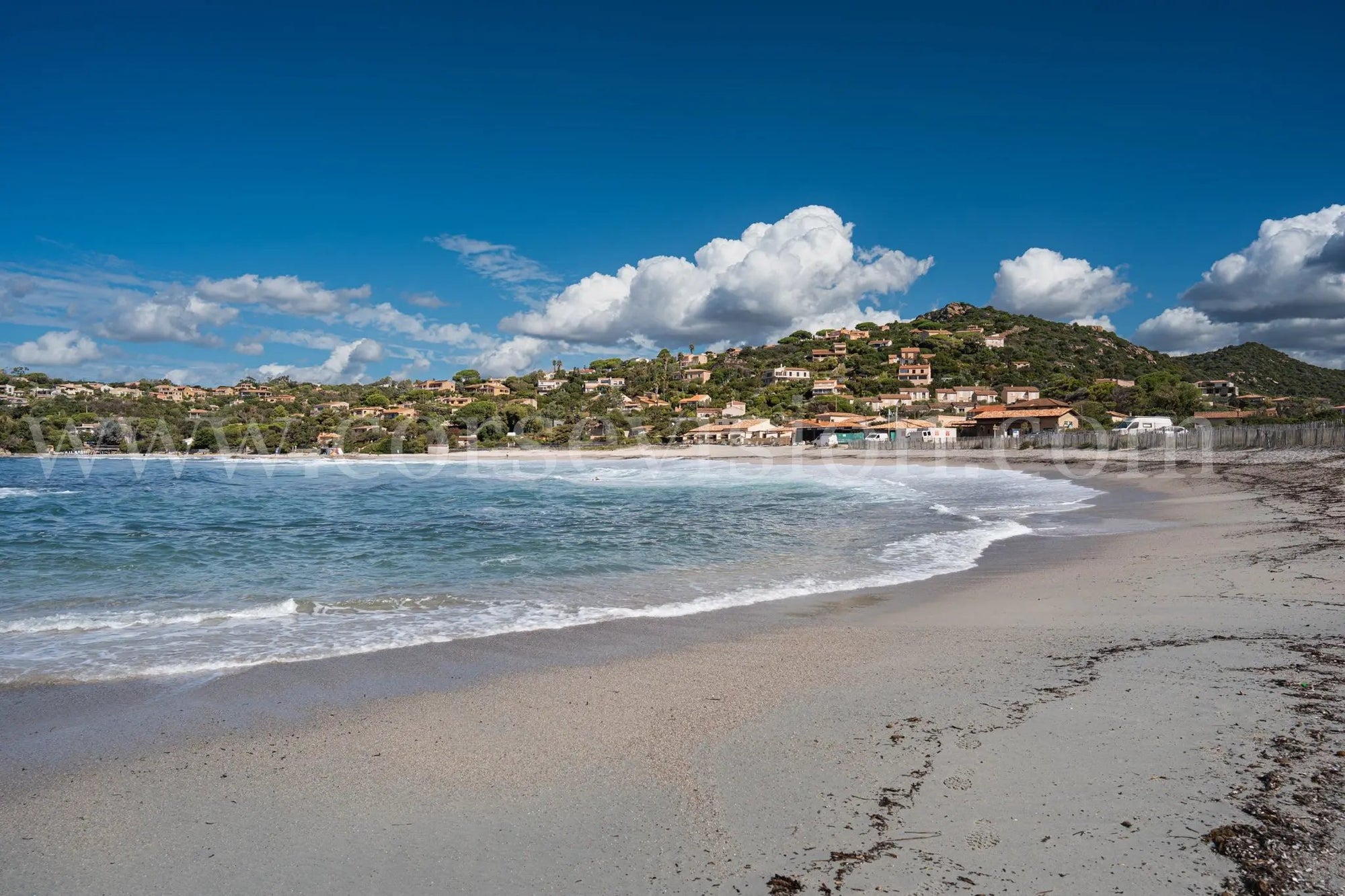 Photo d’art de la plage du Ruppione – Corse-du-Sud – Tirages papier & plexiglas Ref.88 corsevision