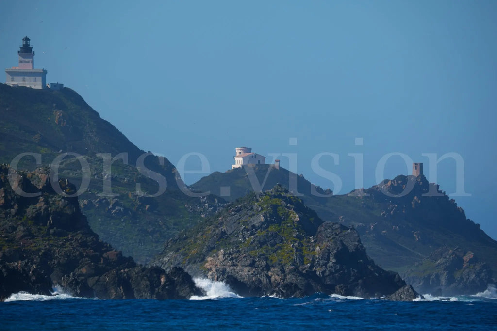 Îles Sanguinaires Corse – Vue maritime – Photo d’art (papier, plexi) Ref.59 corsevision