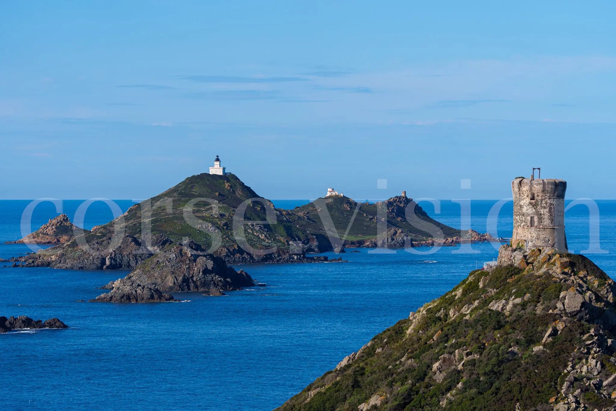 Îles Sanguinaires Corse – Photo d’art (papier, plexi) Ref.53 corsevision