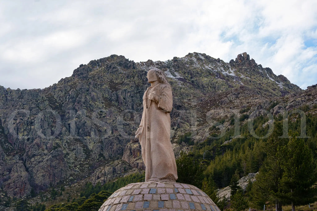 Christ Roi au Col de Vergio en Corse – photo d’art (papier, plexi) Ref.81 corsevision