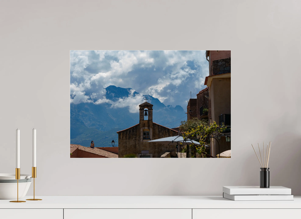 Sant’Antonino, village corse de Balagne – Photo d’art en tirage papier ou plexiglas Ref.41 corsevision