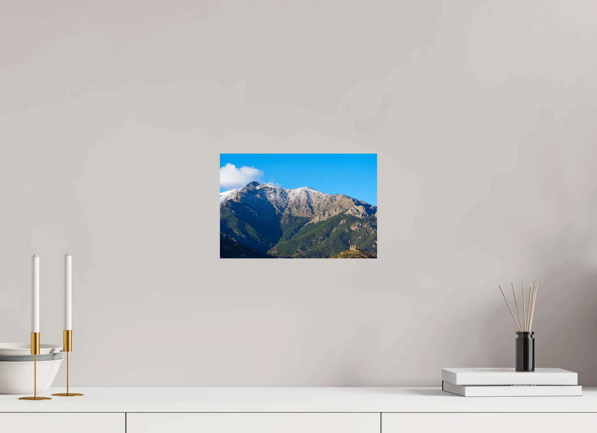 Montagnes et Fortin de Pasciola – Photo d’art en Corse (papier, plexi) Ref.83 corsevision