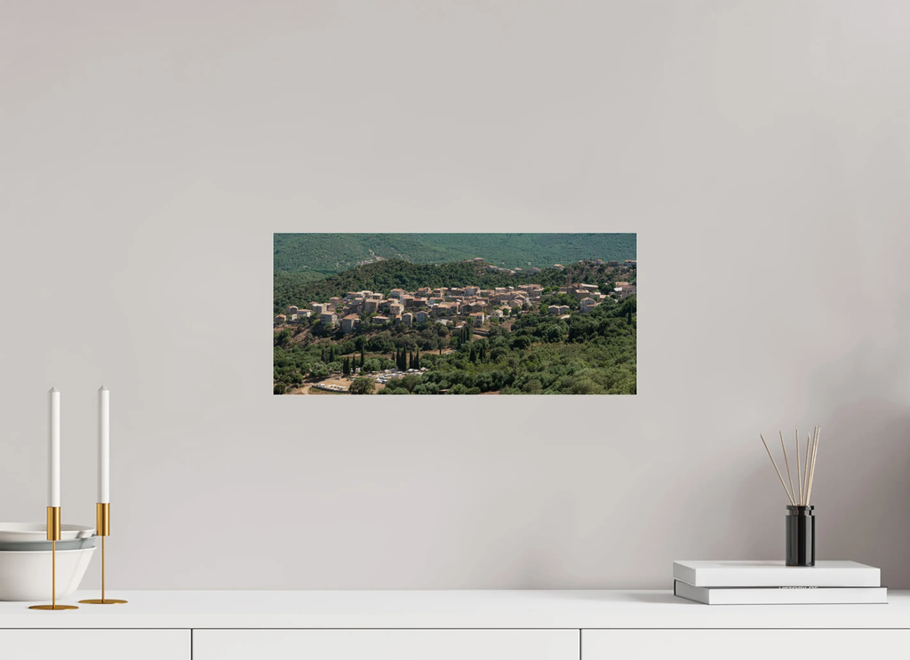 Moltifao – Photo d’art du village corse (Papier, plexi) Réf.18 corsevision