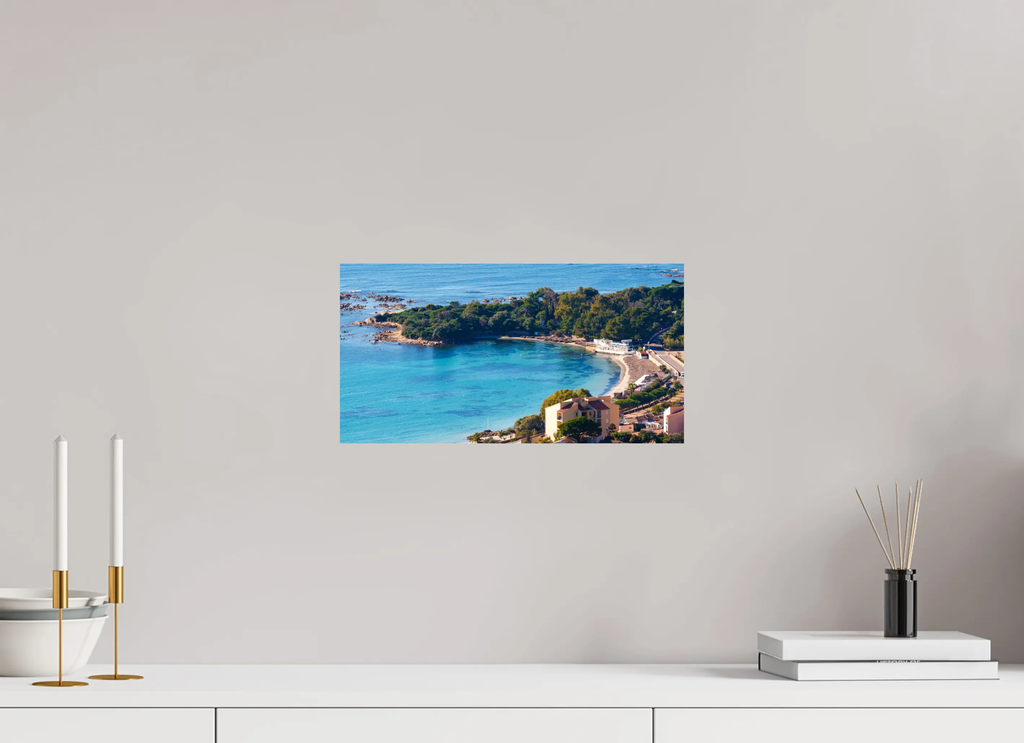 Plage de Marinella – Route des Sanguinaires, Corse (photo d’art : papier, plexi) Ref.70 corsevision
