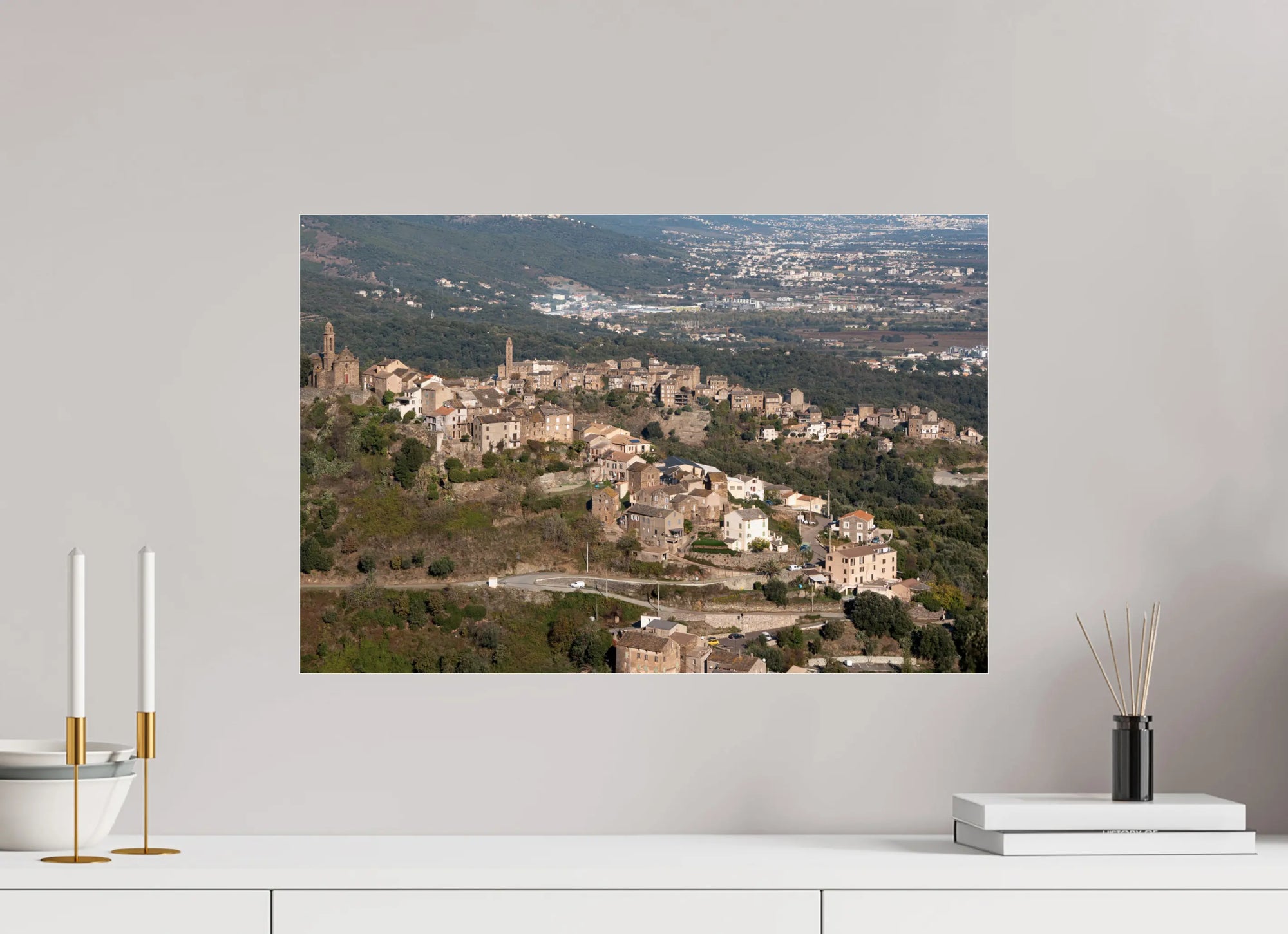 60 x 40 cm, Tirage Photo sur Plexi Photo d’art de Venzolasca & Sorbo-Ocagnano (Haute-Corse) Ref.118