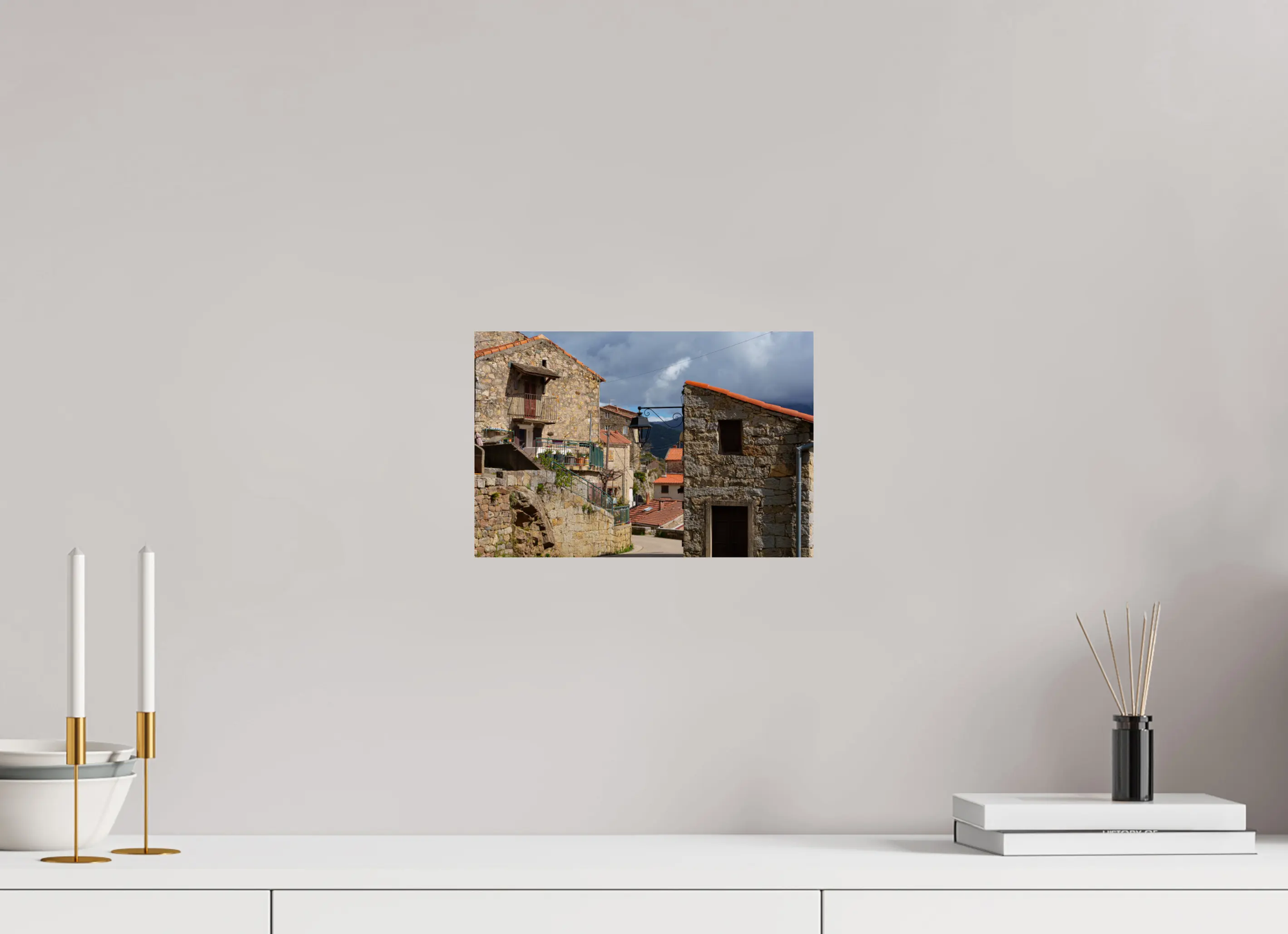 Tolla, village corse authentique – Photo d’art de rue en tirage papier ou plexiglas Ref.39 corsevision