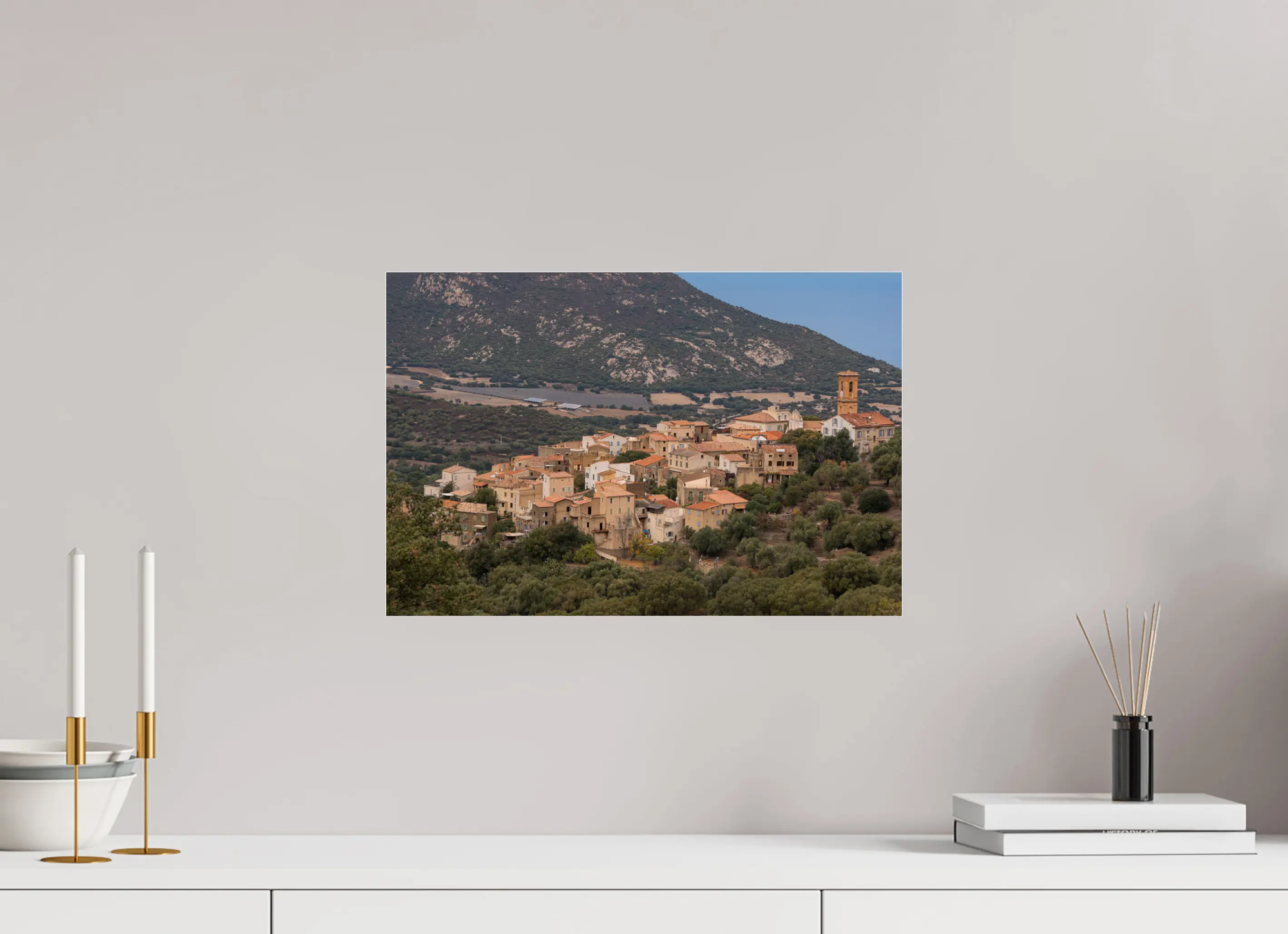 45 x 30 cm, Tirage Photo sur Plexi Aregno – Photo d’art en Corse (Papier, plexi) Ref.106