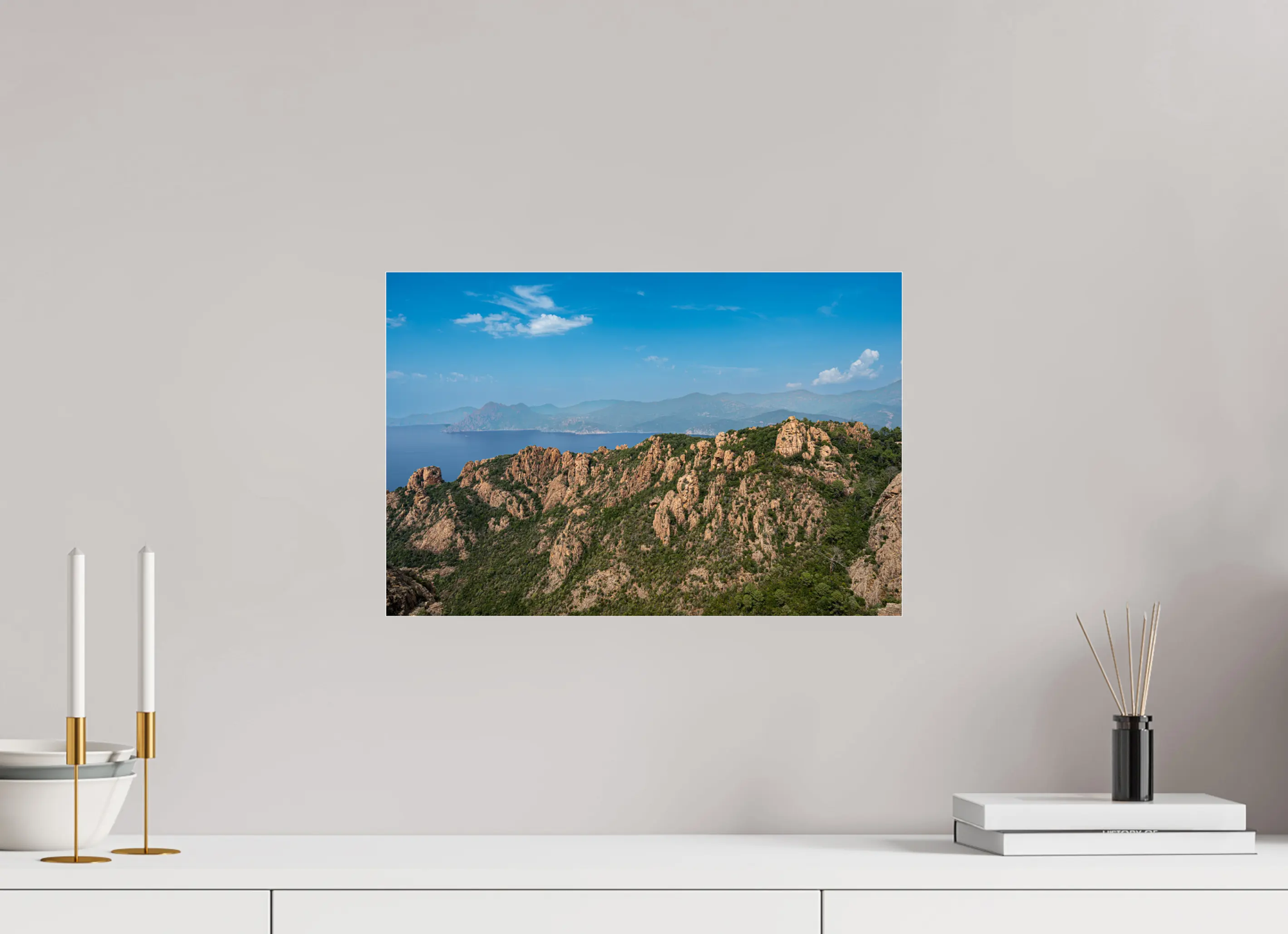 Calanques de Piana – Photo d’art en Corse (papier, plexi) Ref.56 corsevision