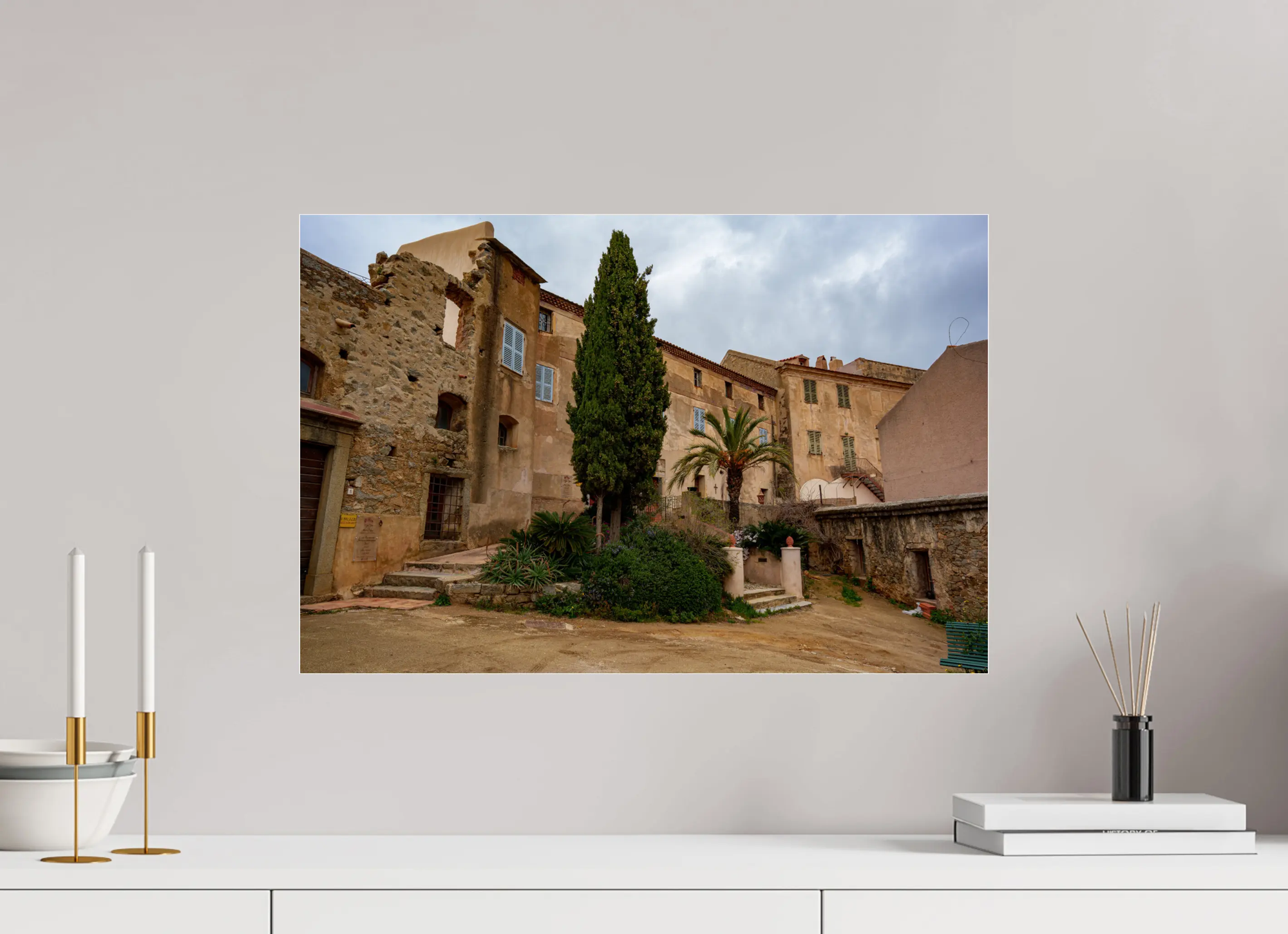 Pigna – Photo d’art du village corse (Papier, plexi) Réf.20 corsevision