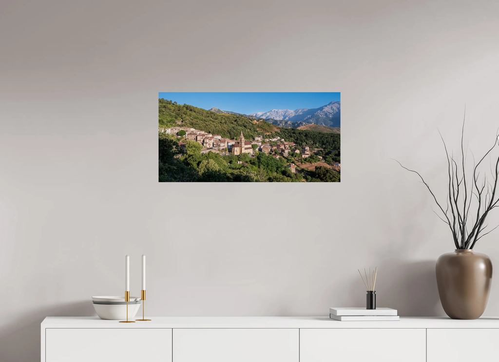 Vivario, village corse – Photo d’art (papier, plexi) Ref.43 corsevision