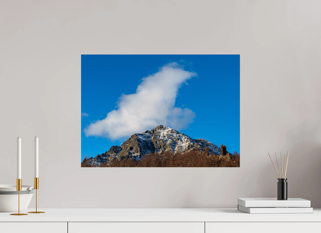 Montagnes enneigées de Vizzavona – Photo d’art (papier, plexi) Ref.82 corsevision