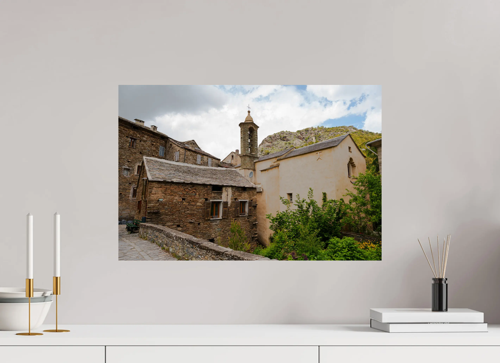Saliceto, village corse authentique – Photo d’art en tirage papier ou plexiglas Ref.25 corsevision