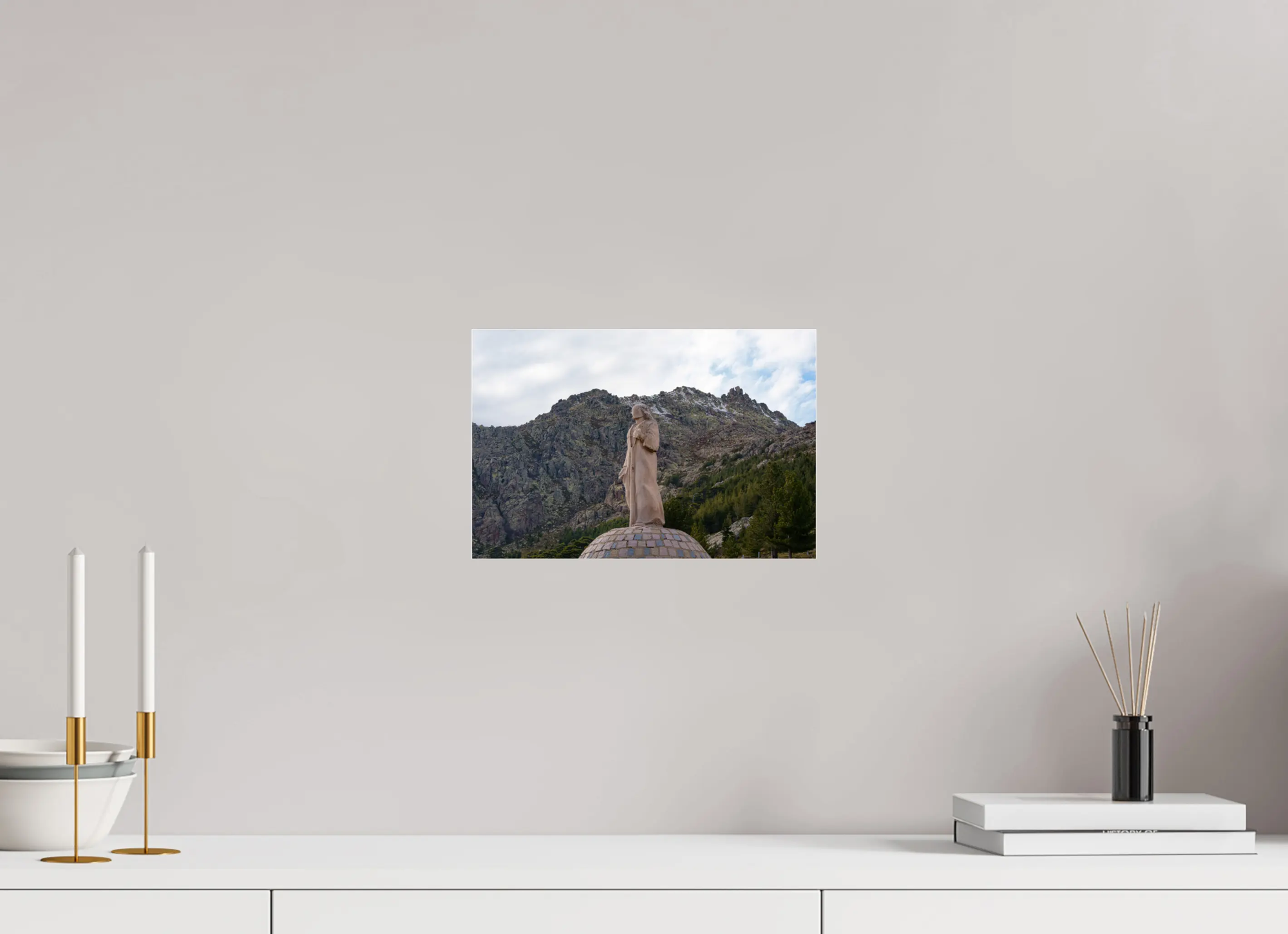 Christ Roi au Col de Vergio en Corse – photo d’art (papier, plexi) Ref.81 corsevision