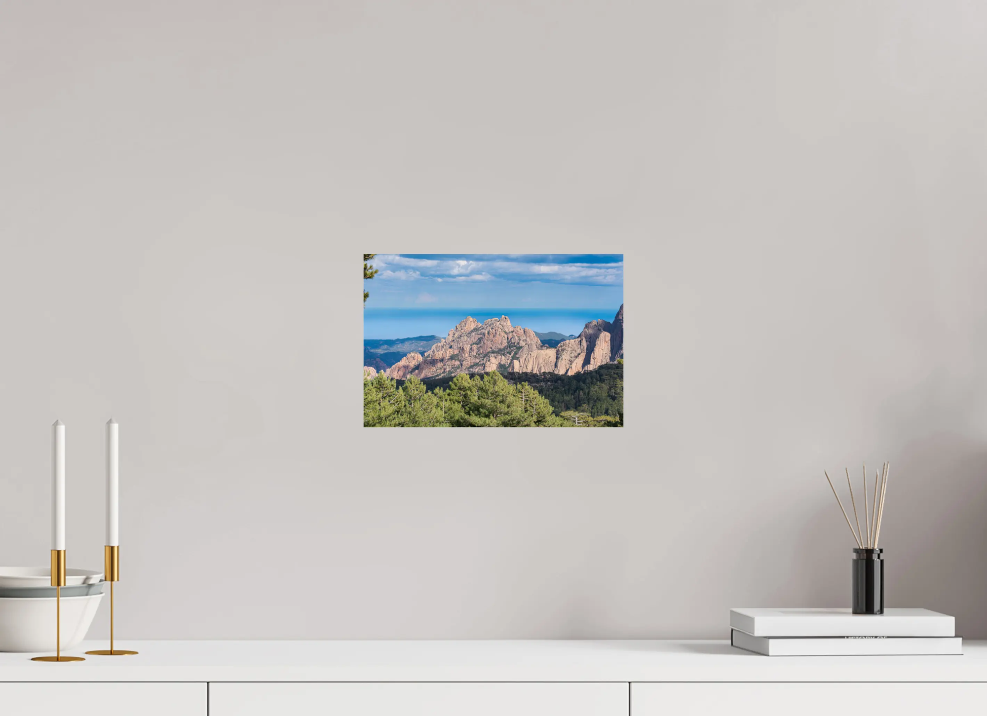 Aiguilles de Bavella – Photo d’art des montagnes corses (papier, plexi) Ref.79 corsevision