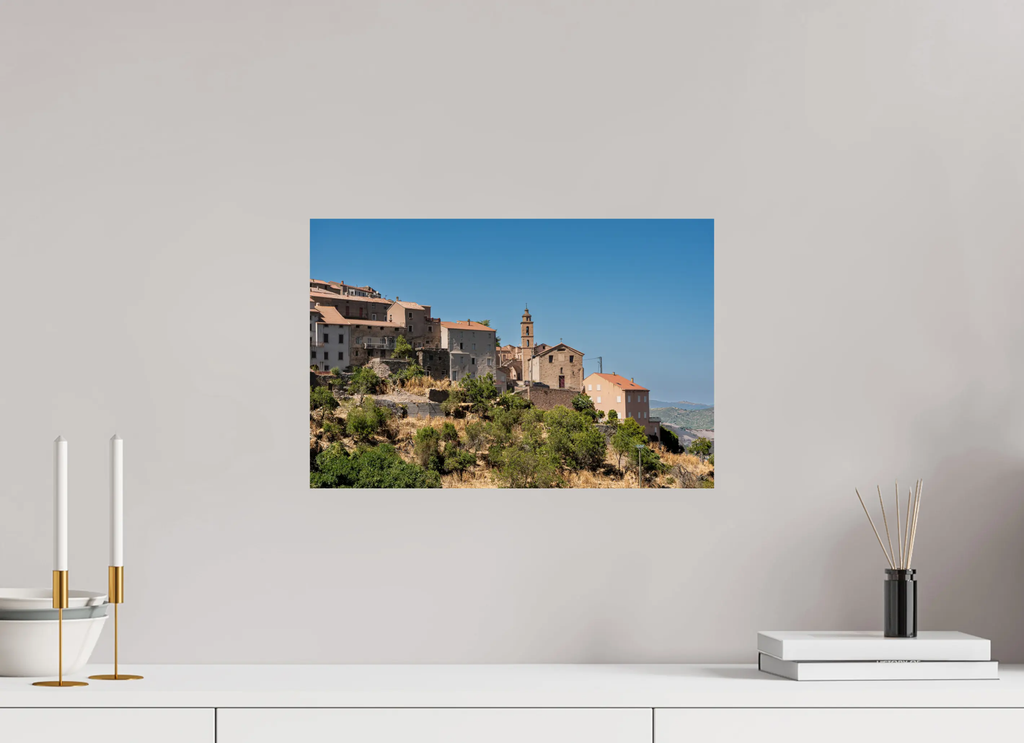 Castifao – Photo d’art du village corse (papier, plexi) Réf.13 corsevision