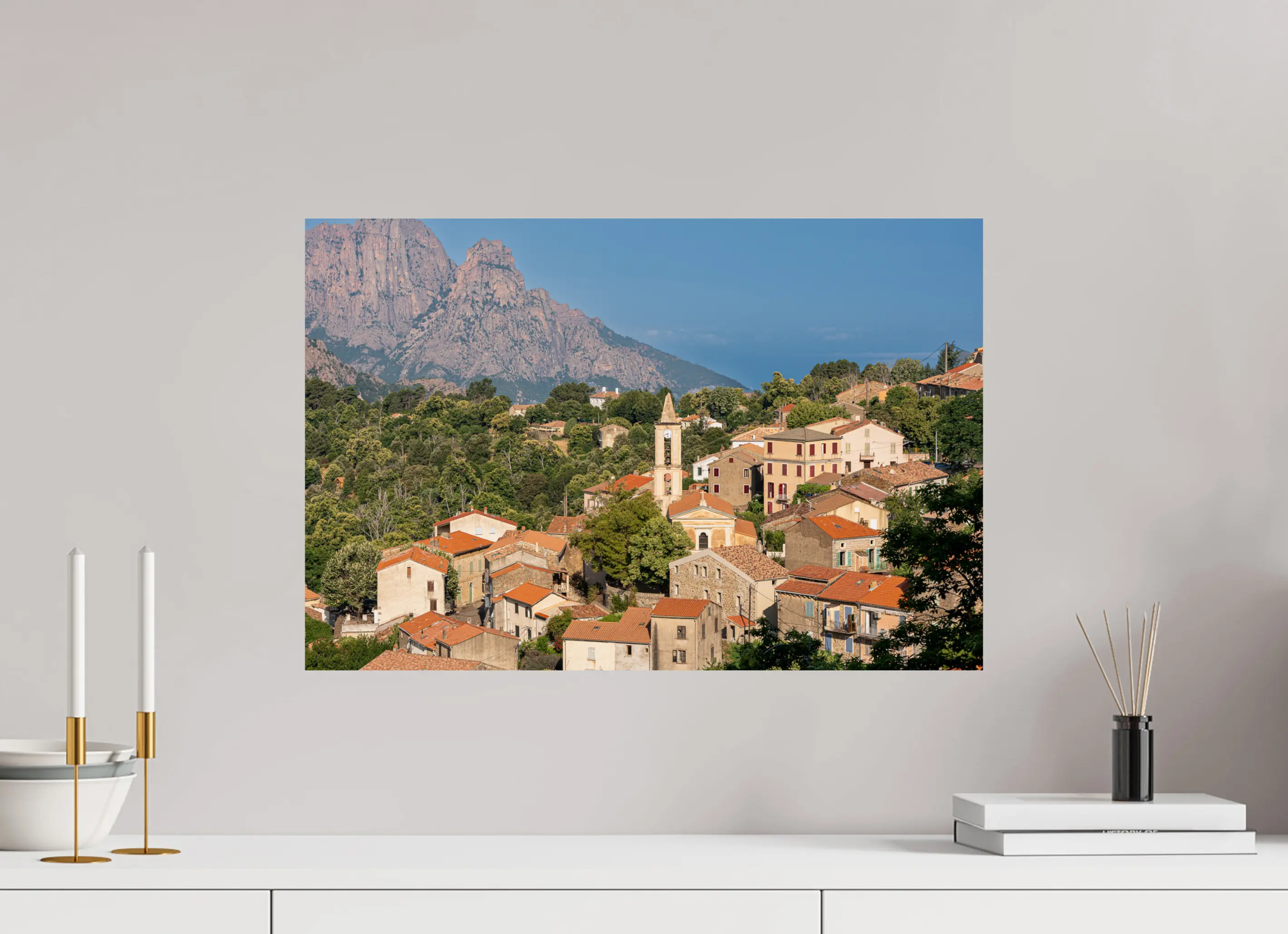 Evisa, joyau entre mer et montagne – Photo d’art (papier ou plexiglas) Ref.26 corsevision