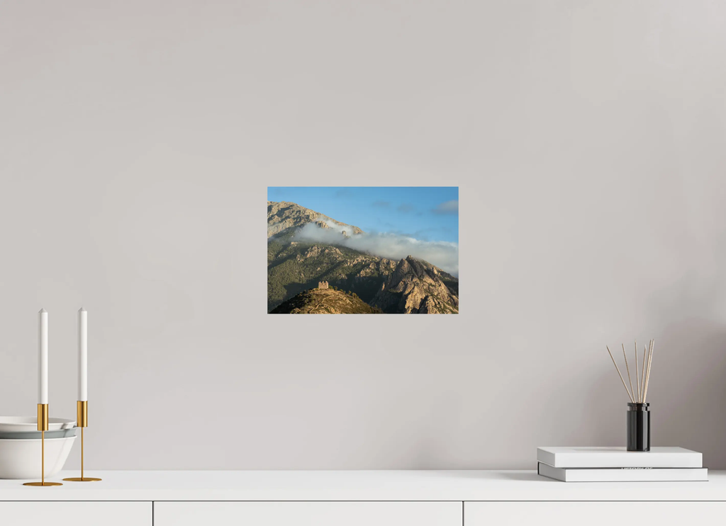 30 x 20 cm, Tirage photo sur Fuji Crystal DP Fortin de Pasciola – Photo d’art du patrimoine corse (papier, plexi) Ref.110