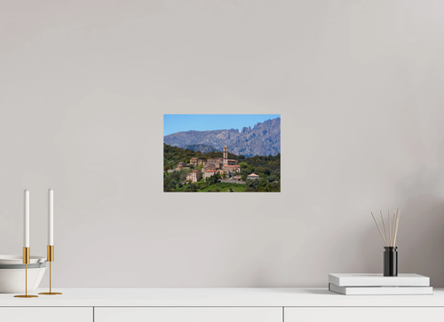 Soveria, village corse de montagne – Photo d’art en tirage papier ou plexiglas Réf.19 corsevision