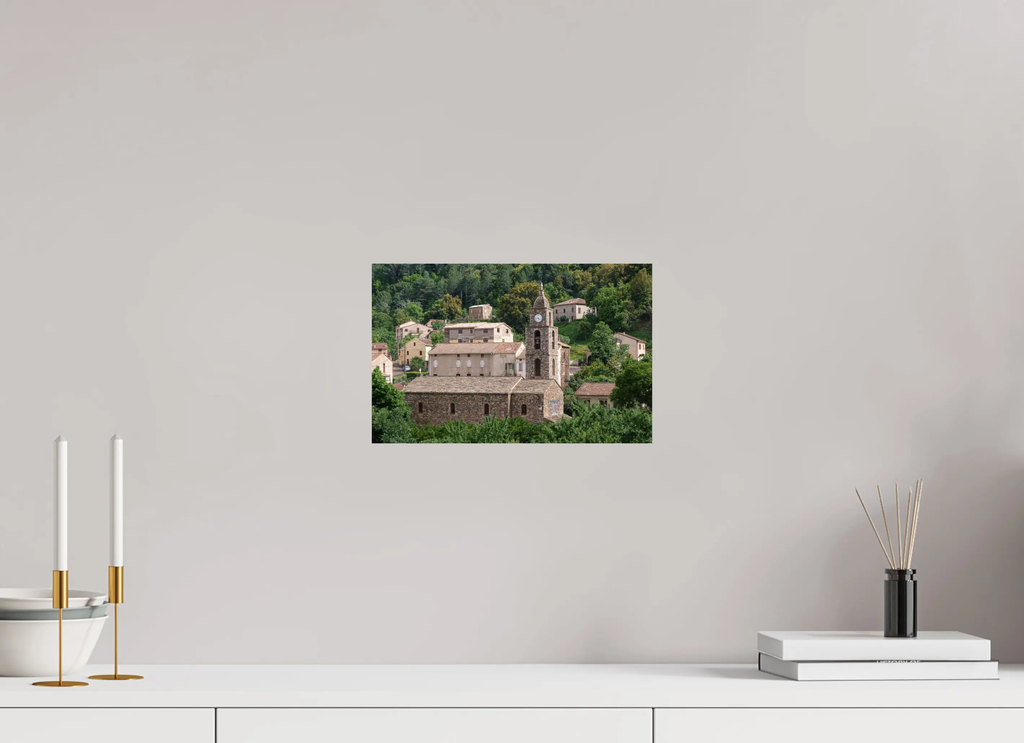 Photo d’Art de Rospigliani – Village Corse Traditionnel en Haute Définition | Décoration Murale Authentique Ref.29 corsevision