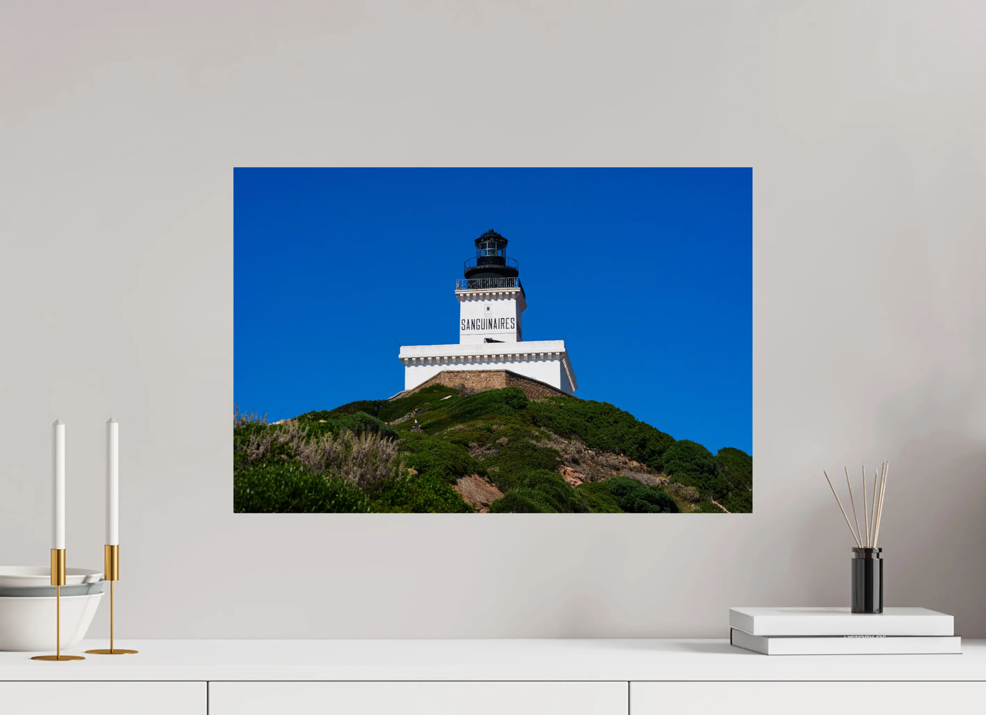 Phare des Sanguinaires – Photo d’art en Corse (Papier, plexi) Ref.52 corsevision