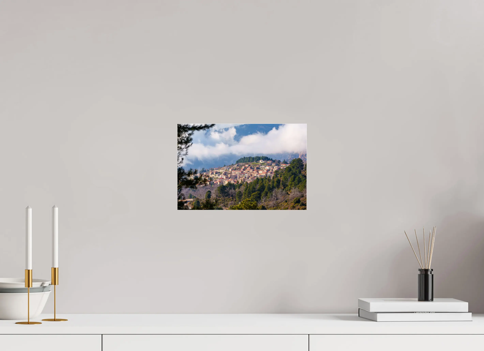 Evisa, balcon sur les montagnes corses – Photo d’art authentique pour décoration ou collection Ref.49 corsevision