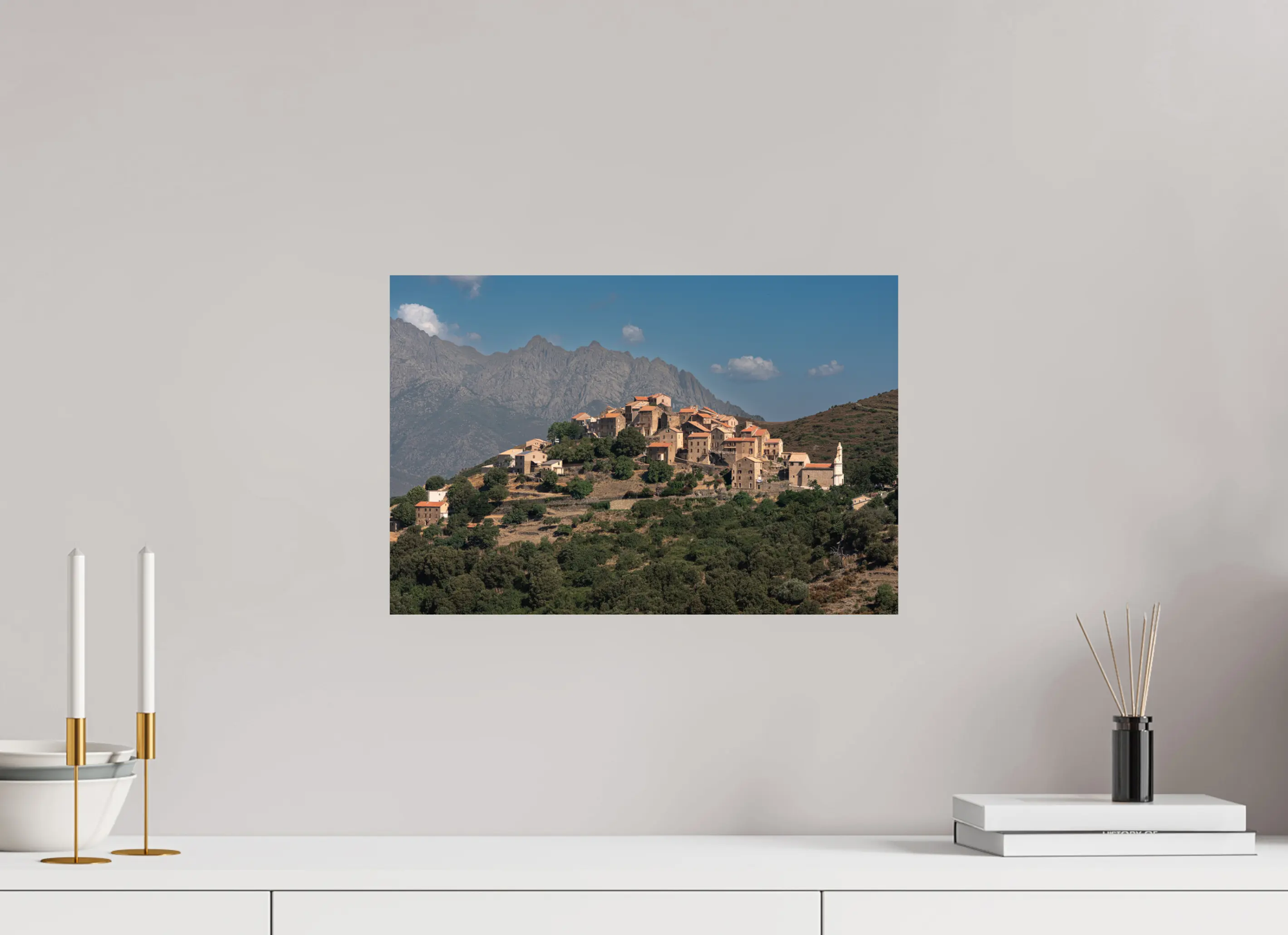 Tralonca, panorama de montagne en Haute-Corse – Photo d’art (papier, plexiglas) Ref.15 corsevision