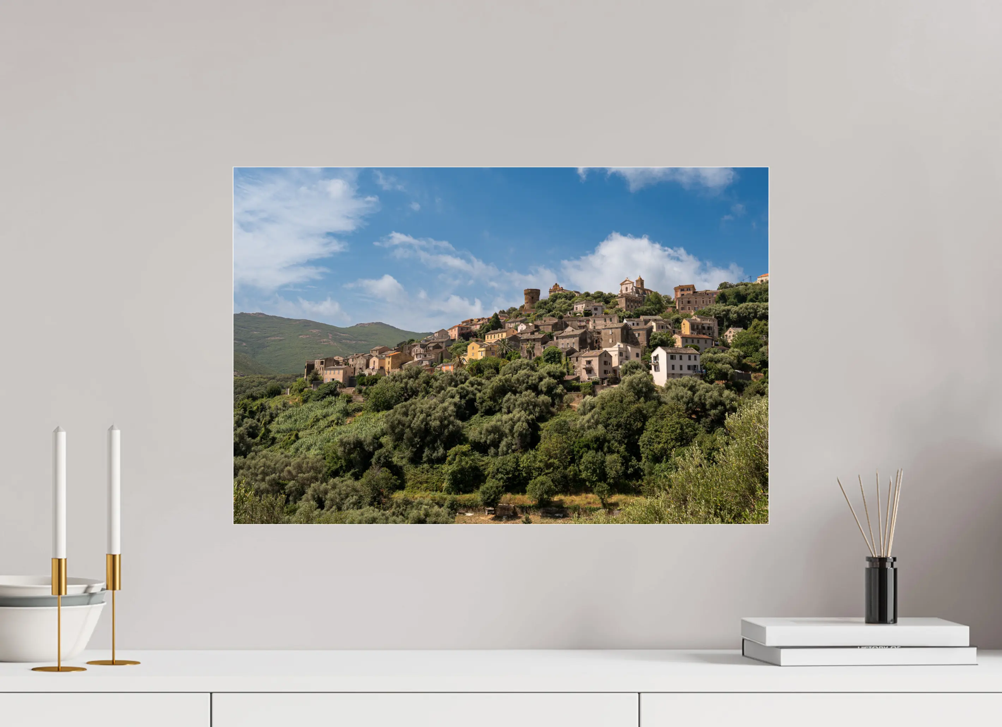 60 x 40 cm, Tirage Photo sur Plexi Rogliano – Photo d’art en Corse (Papier, plexi) Ref.