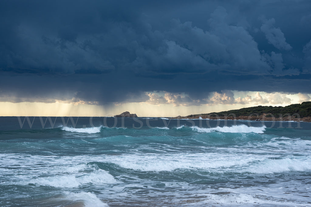 Capo di Feno – Photo d’art tempête marine (tirage papier & plexiglas) Ref.120